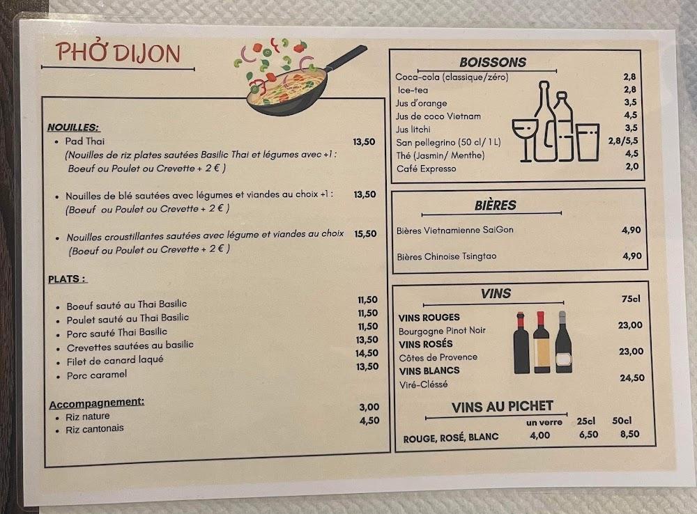 PHỞ Dijon - Menu Image 2